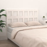 Bed Headboard White 185.5x4x100 cm Solid Wood Pine 818936