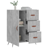 Sideboard Concrete Grey 69.5x34x90 cm Engineered Wood 827888