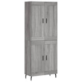 Highboard Grey Sonoma 69.5x34x180 cm Engineered Wood 3199703