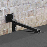 Garden Parasol Anthracite 248.5 x 247.5 x 160 cm 42003237