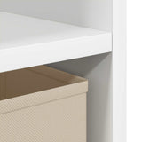 Bedside Table 2 pcs White 35 x 32 x 68.5 cm Engineered Wood 8000629