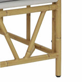Garden Bench Light grey 110 x 75x 71 cm Steel 42010311