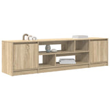 TV Cabinet Sonoma Oak 188.5x41x50 cm Engineered Wood 3328419