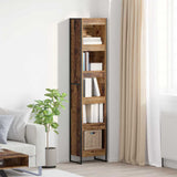 Book Cabinet Old Wood 40 x 30 x 189.5 cm Engineered Wood 886382