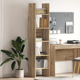 Book Cabinet Artisan Oak 40 x 35 x 180 cm Engineered Wood 875019