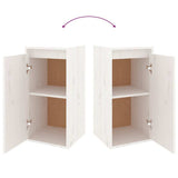 TV Cabinets 4 pcs White Solid Wood Pine 3100170