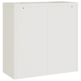 ZNTS File Cabinet White 90x40x130 cm Steel 3188311