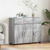Sideboard with Shelf FLORIN Grey Sonoma 88.5 x 30.5 x 73 cm 880317