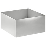 Garden Planter 2 pcs Silver 60 x 60 x 40 cm Stainless Steel 8005101