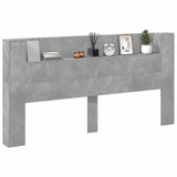 Headboard Concrete Grey Engineered Wood 3418701