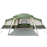 ZNTS Family Tent with Porch Dome 9-Person Green Waterproof 4009584