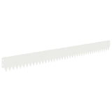 Lawn Edging 50 pcs 103 x 10 cm Steel White 8008427