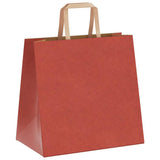 Paper Bags 250 pcs with Handles Red 26x17x25 cm 4101983