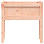 ZNTS Garden Planter with Legs 70x31x70 cm Solid Wood Douglas 837560