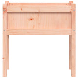 ZNTS Garden Planter with Legs 70x31x70 cm Solid Wood Douglas 837560