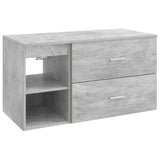 Bathroom Furniture Set 2 pcs Concrete Grey Engineered Wood 3403939