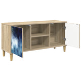 TV Cabinet RAALTE 102 x 33 x 50 cm Sonoma Engineered Wood 8007032