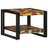 Coffee Table Multicolour 50x50x38 cm Solid Wood Reclaimed 4102723