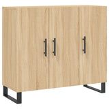 Sideboard Sonoma Oak 90x34x80 cm Engineered Wood 828135