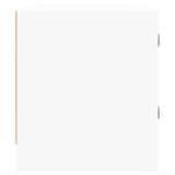 TV Cabinet with Glass Doors White 102x37x42 cm 836406