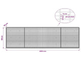 Gabion with 3.5 mm Wire and 5x2.5 cm Mesh 400x30x150 cm 3461786