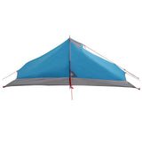 Backpacking Tent Blue 4-Person 185T Polyester with PU Coating 42018572
