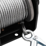 ZNTS 12 V Electric Winch 907 KG Wire Remote Control 210229