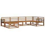 Outdoor Sofa Set 6 pcs Natural Solid Acacia Wood 3367832