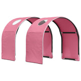 Bed Tunnel for Kids Loft Bed 2 pcs Pink Polyester 893705
