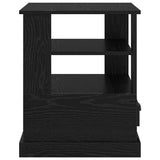 Bedside Cabinet Black Oak 50 x 50 x 60 cm Engineered Wood 881410