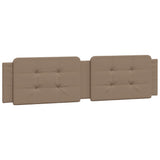 Bed Frame without Mattress "Zadar" Cappuccino 200x200 cm Faux Leather 3208209