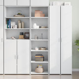 Highboard White 50x41x185 cm Engineered Wood 3281680