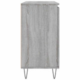 Sideboard Grey Sonoma 101.5x35x70 cm Engineered Wood 827210