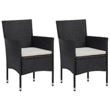 Garden Dining Set Black 3095910