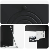 Wall-Mounted TV Cabinet Black 78.5 x 41 x 30 cm Engineered Wood 898176