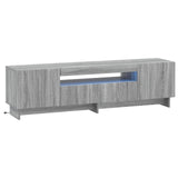 LED TV Cabinet Grey Sonoma Engineered Wood 896031