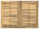 Garden Dinner Table White and Black 70 x 68.5 x 75 cm 901756