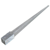 145405 Ground Spikes 6 pcs Silver 7x7x90 cm Galvanised Steel