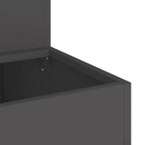 Garden Planter Black 100 x 60 x 45 cm Cold-rolled Steel 865869