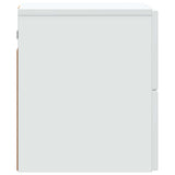 Wall-Mounted Bedside Cabinet 2 pcs White 33 x 34.5 x 40 cm 898466