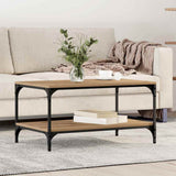 Coffee Table Artisan Oak 81 x 50 x 40 cm Engineered Wood 883495