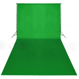 ZNTS Backdrop Cotton Green 600x300 cm Chroma Key 190008