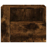 Wall-mounted Bedside Cabinets 2 pcs Smoked Oak 45x30x35 cm 848320