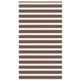 ZNTS Zebra Blind Brown 130x200 cm Fabric Width 125.9 cm Polyester 4014371