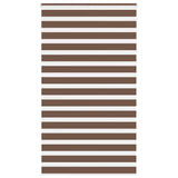 Zebra Blind Brown 130x200 cm Fabric Width 125.9 cm Polyester 4014371