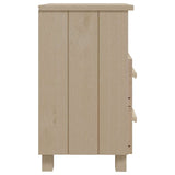 Bedside Cabinets"HAMAR"2 pcs Honey Brown 40x35x62 cm Solid Wood 340416