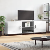 TV Cabinet High Gloss White 150x30x50 cm Engineered Wood 829118