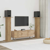 Speaker Stands 2 pcs Artisian Oak 30x30x95 cm Engineered Wood 852680