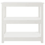 Console Table White 80x40x74 cm Solid Wood Pine 821670