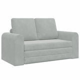Sofa Bed Light Grey 148 x 71 x 83 cm Velvet 4106684
